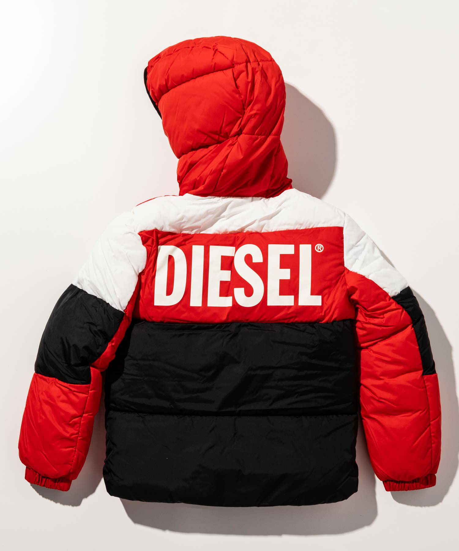 DIESEL（ディーゼル）Kids & Junior ブランドロゴ中綿ジャケットコート