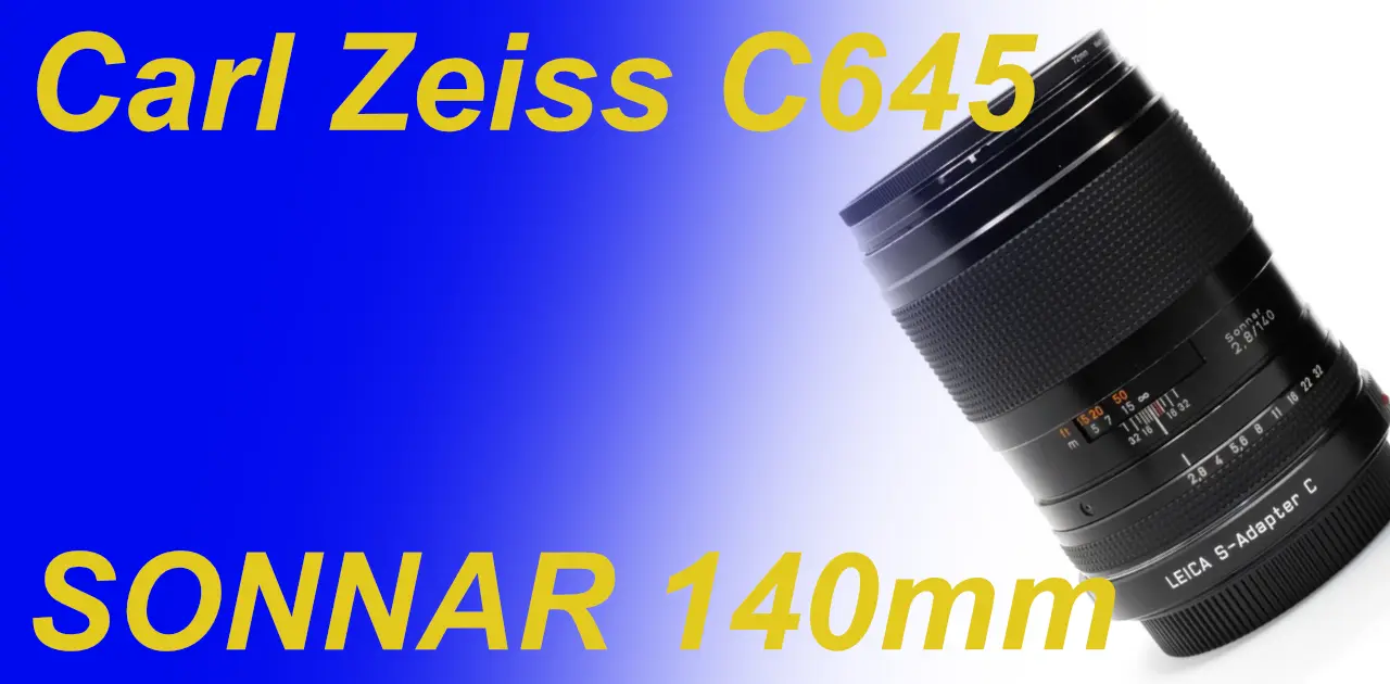 Looks of Jena SONNAR 140mm C645 with LEICA S typ007 – Shige's hobby