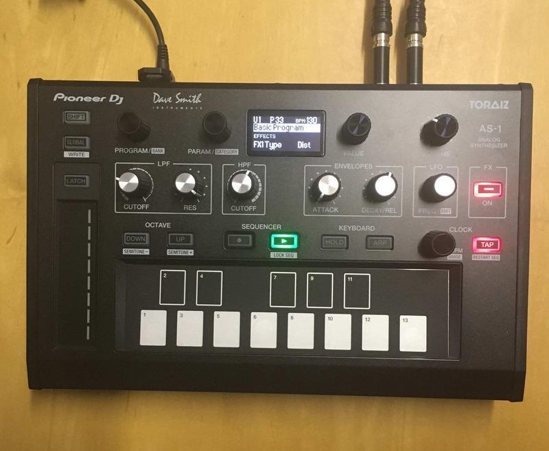 Pioneer DJ Toraiz AS-1 Dave smith アナログシンセ入手 レビュー
