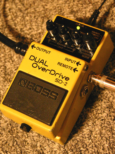 ギター BOSS SD-2 DUALOverDrive BOSS SD-2 DUAL OverDrive 「yellow mode」 - 赤い羽BLOG