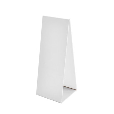友屋 ダンボール製展示什器 ダンクルサインスタンドA ホワイト