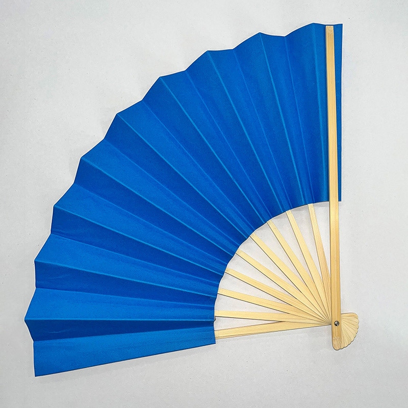 ゴークラ カラー扇子 9寸 11間 青 CS-2 1本（ご注文単位10本）【直送品