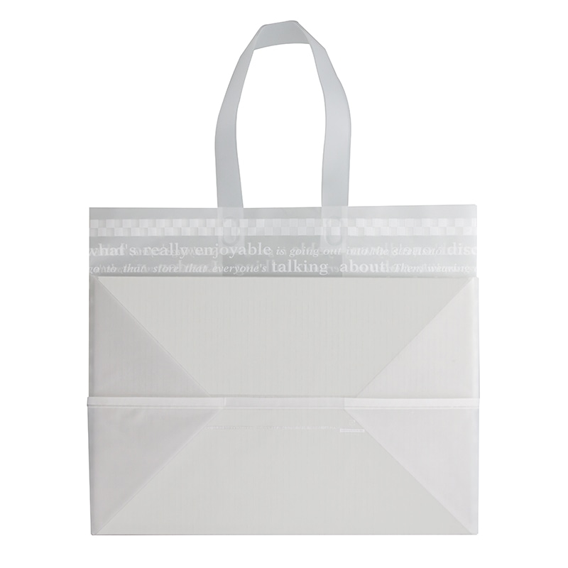 HEIKO 手提げポリ袋 ポリチャームバッグ WL チェッカー 厚み0.08mm 表