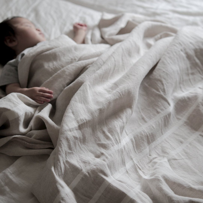 ラプアンカンクリ リネンブランケット 150×200 USVA リネンホワイト