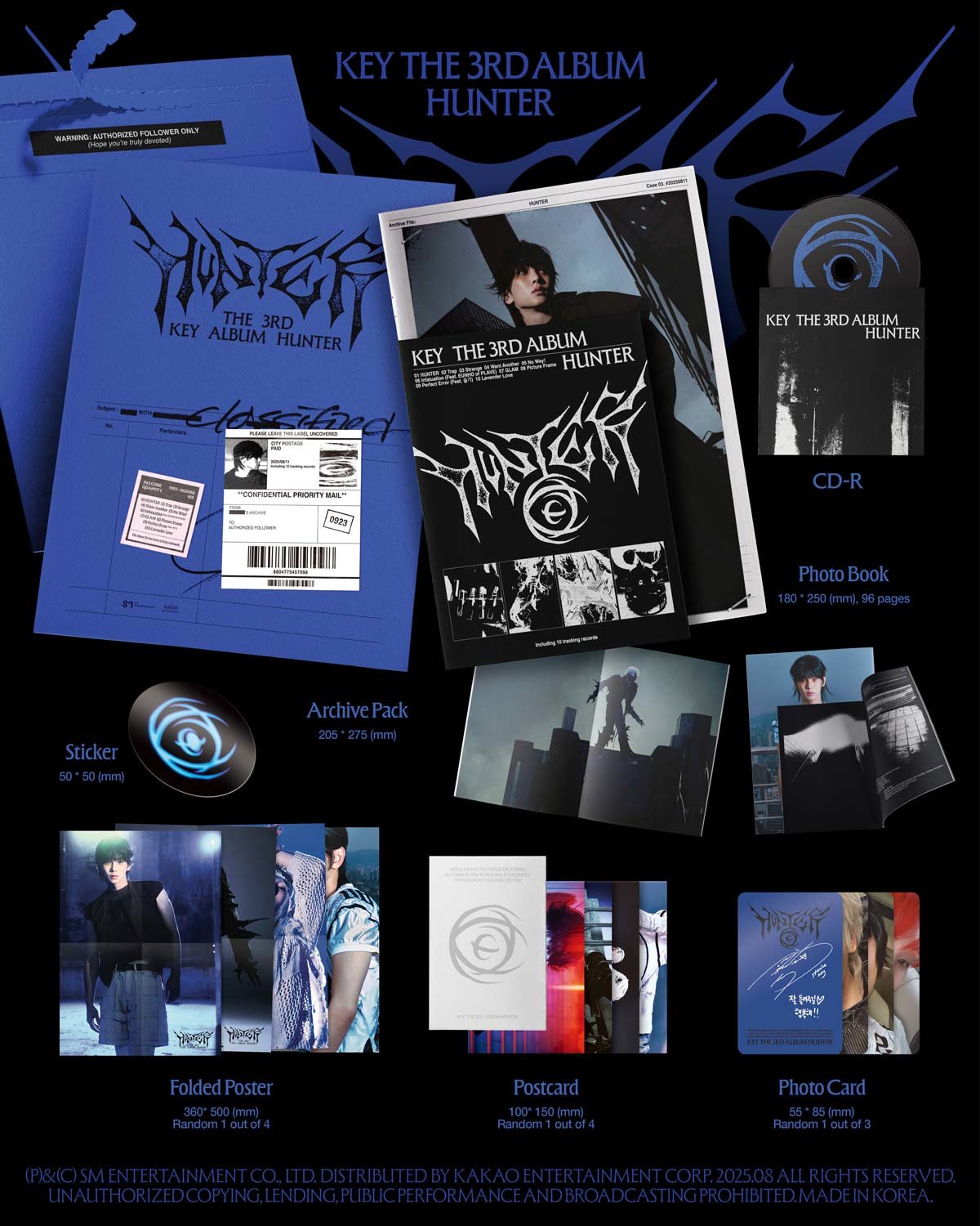 KEY The 3rd Album『HUNTER』、UNIVERSAL MUSIC STOREとWeverse Shopに