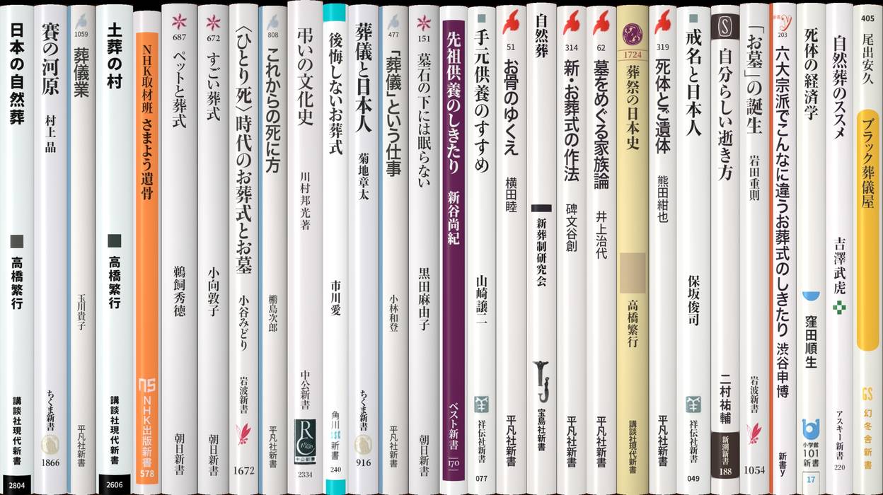 葬送の民俗学 | 新書マップ4D