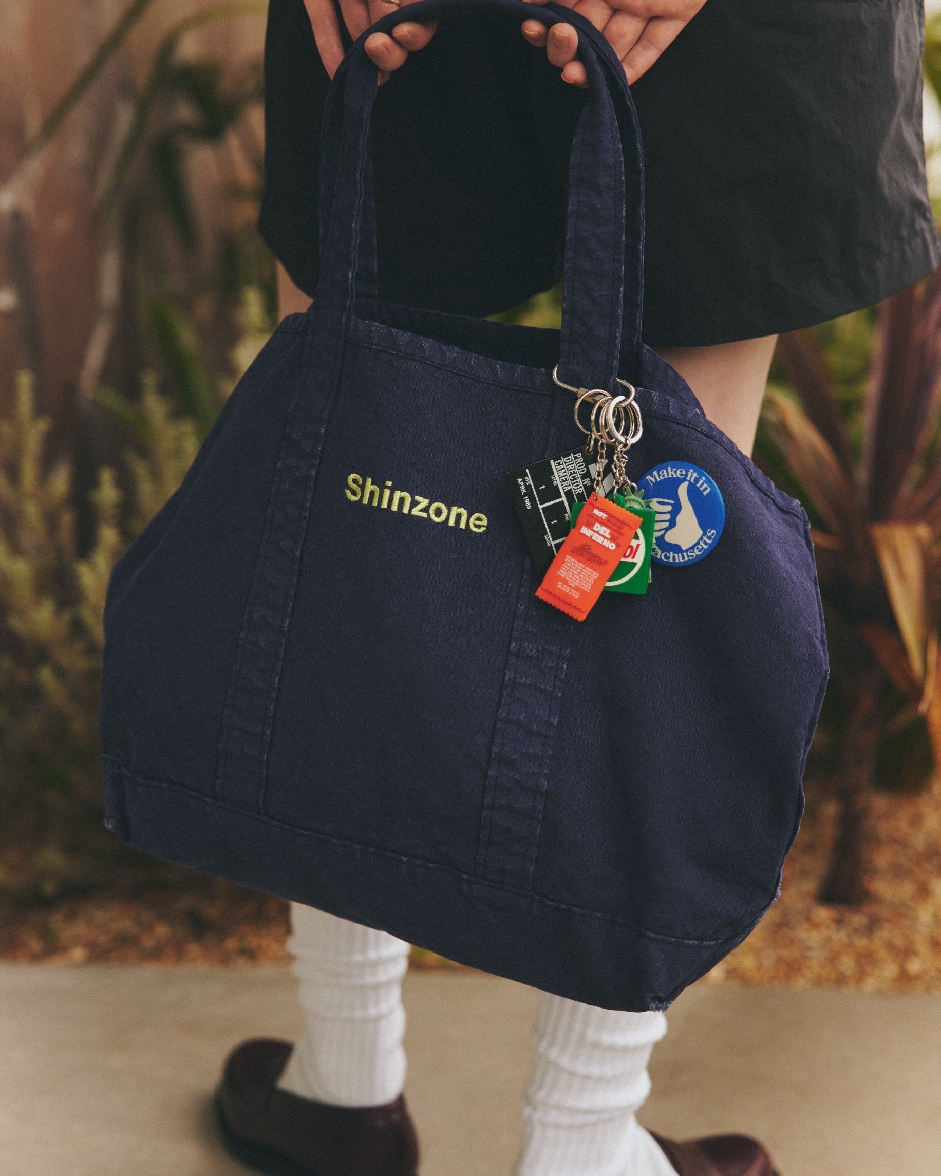 Shinzone（シンゾーン）】Shinzone TOTE シンゾーン ロゴトートバッグ