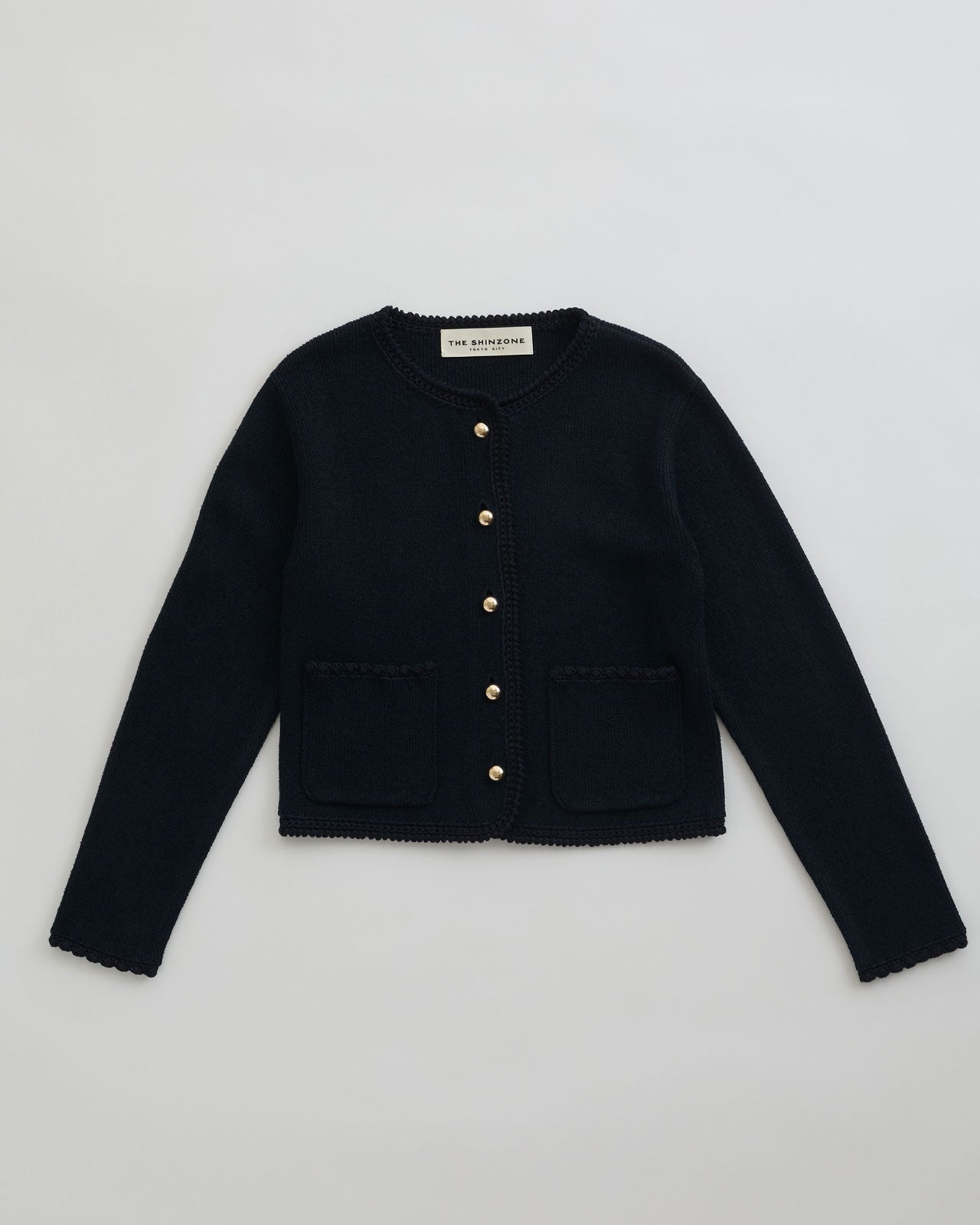 BOUCLE KNIT JACKET – Shinzone