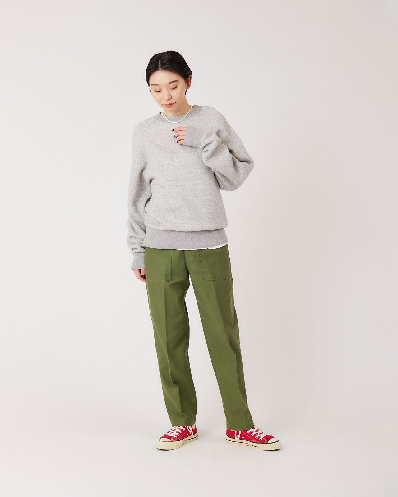 Shinzone（シンゾーン）】COMMON SWEAT(GRAY) スウェット