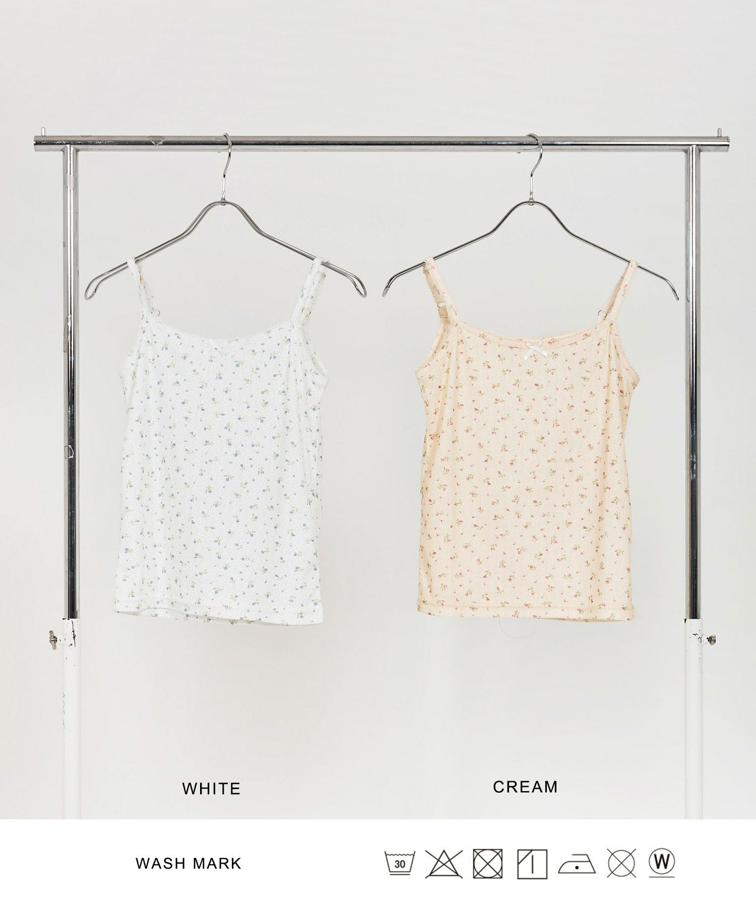 小花柄 レース付きキャミソール TINA：JOJUN 全4色｜tnj511-0827【7