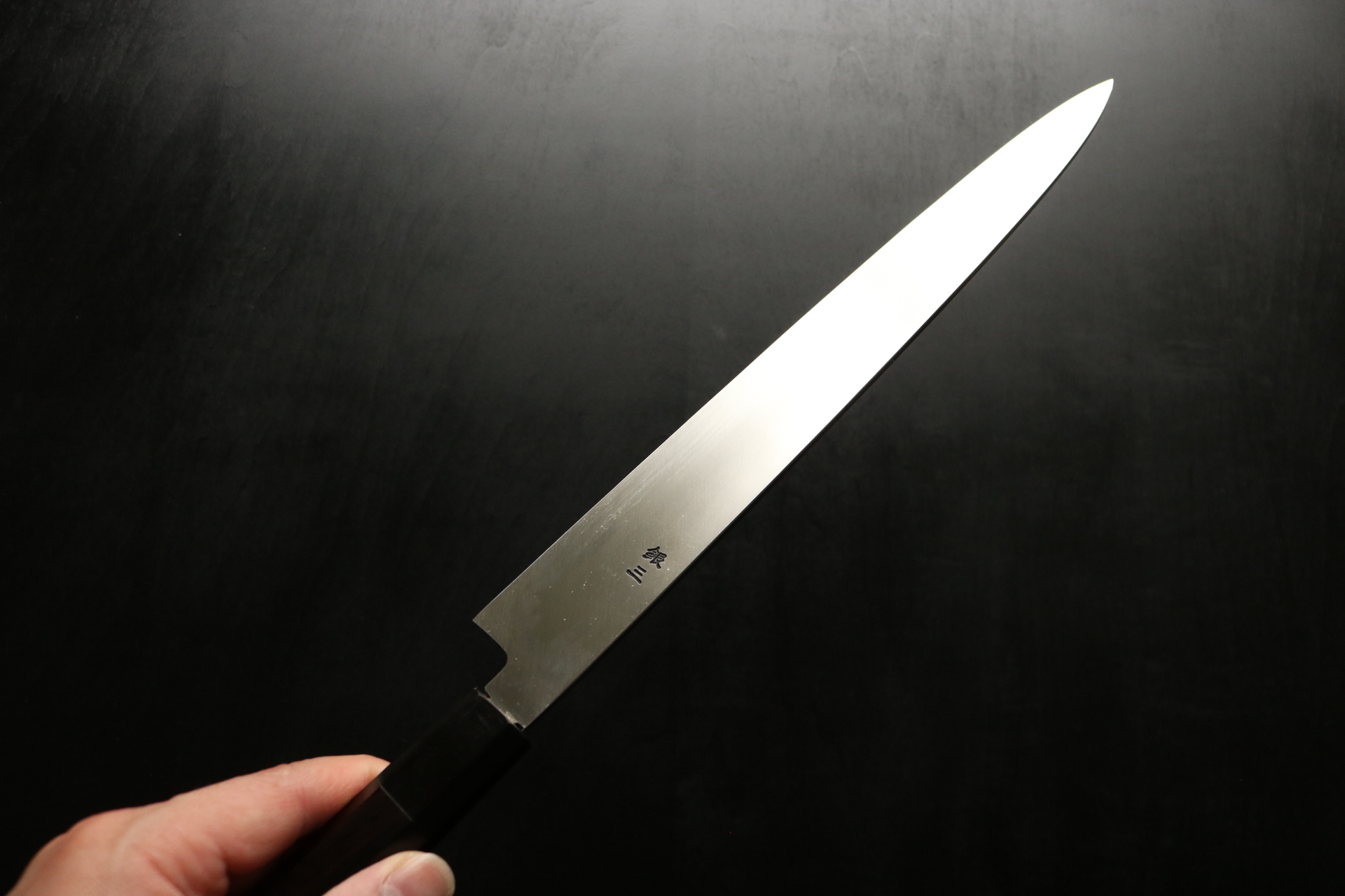 柳刃 刺身包丁 白鷺 銀三鋼 黒檀八角柄水牛口輪 9寸 - shirasagistore.com