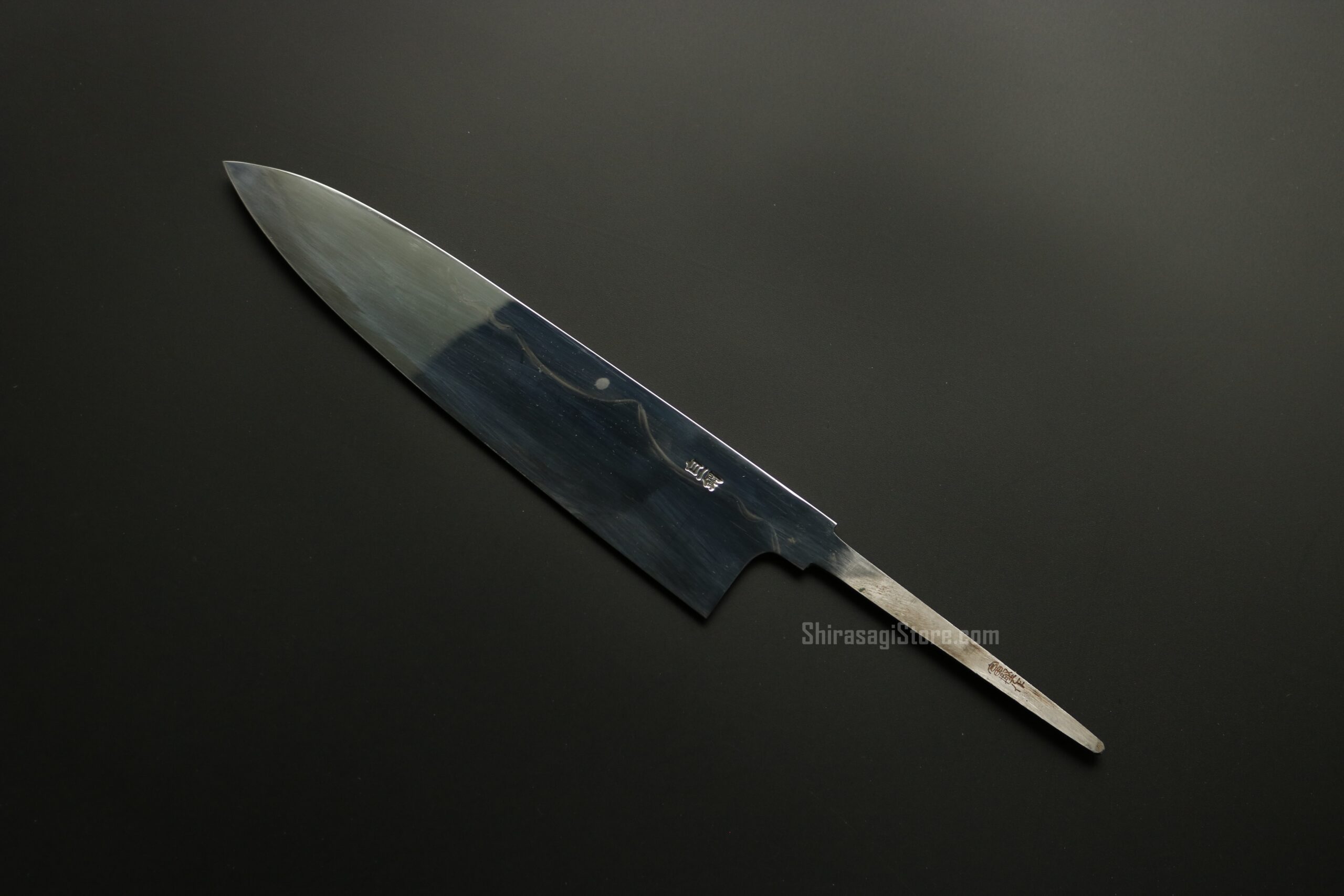 本焼 牛刀 包丁 富士山＆満月 白一鋼 鏡面仕上 8寸 - shirasagistore.com