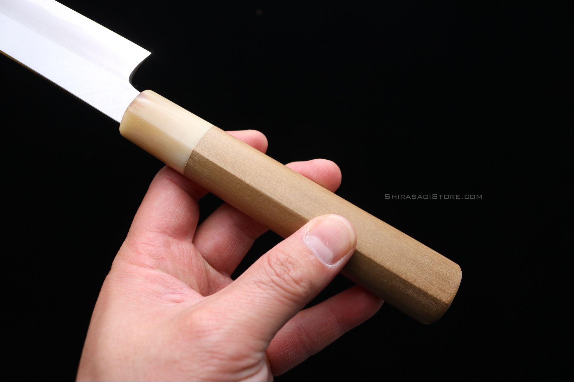 水野鍛錬所「源昭忠」ナイフ型 柳刃 刺身包丁 青一鋼 デラックス 尺