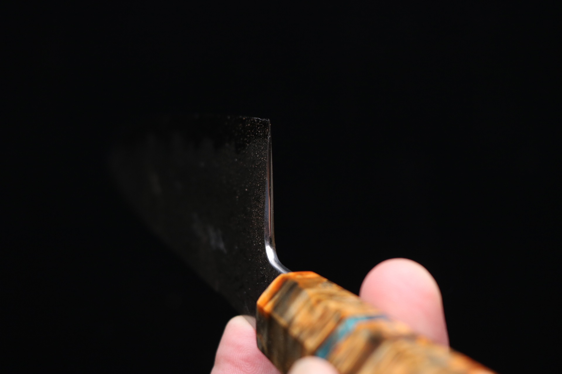 白鷺 牛刀 和包丁 墨流 (ダマスカス) 青一鋼 スタビライズド ウッド