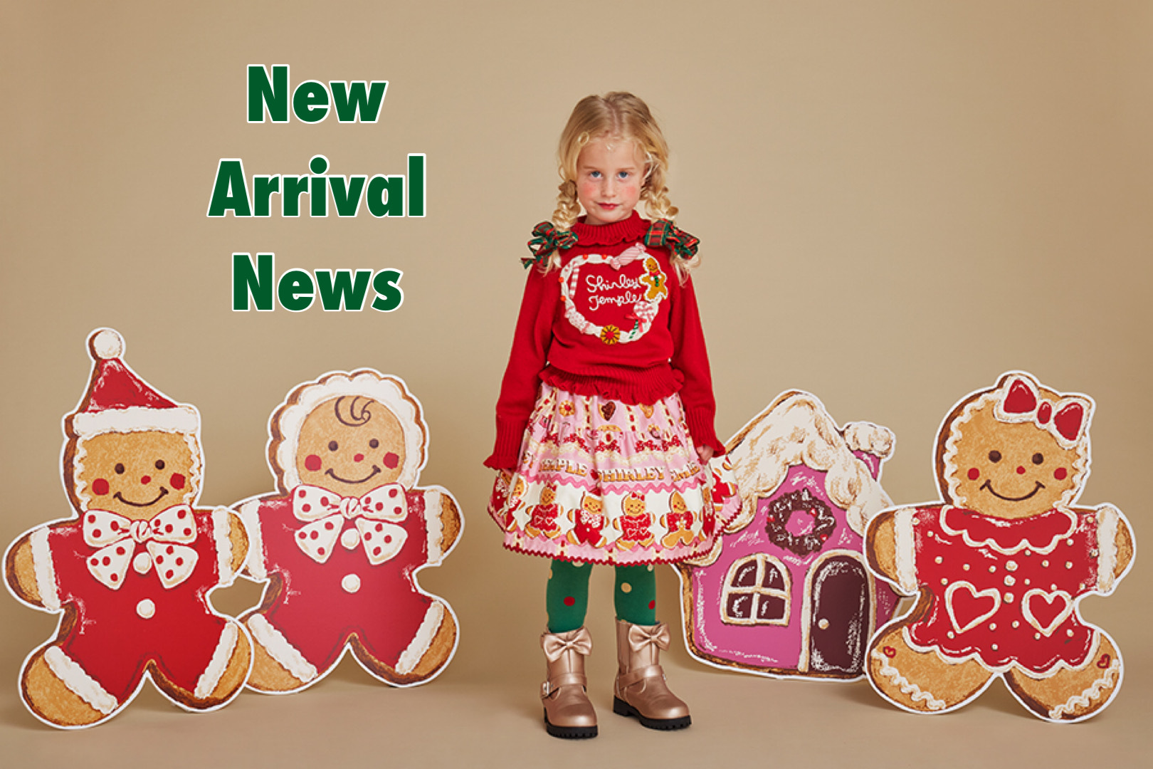 ♡New Arrival News♡ジンジャーマンクッキープリントシリーズ発売の