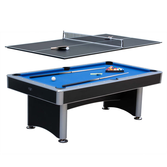 Hathaway Maverick II 7-ft Pool Table with Table Tennis Top