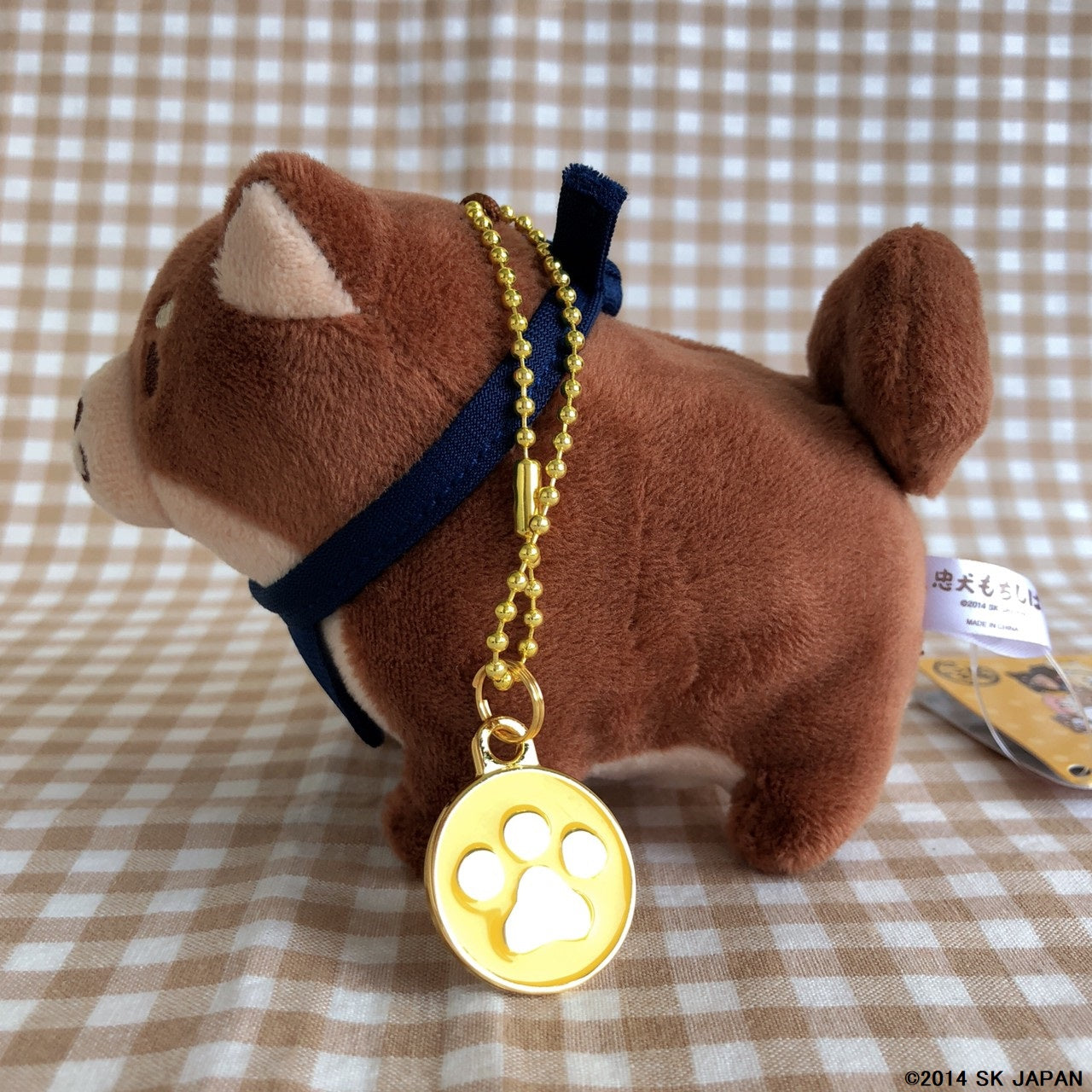 忠犬もちしば ぬいぐるみボールチェーン（チャーム・つな） – きゃら