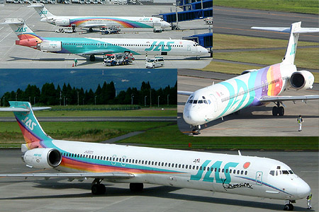 座席探訪 JAL MD-90-30