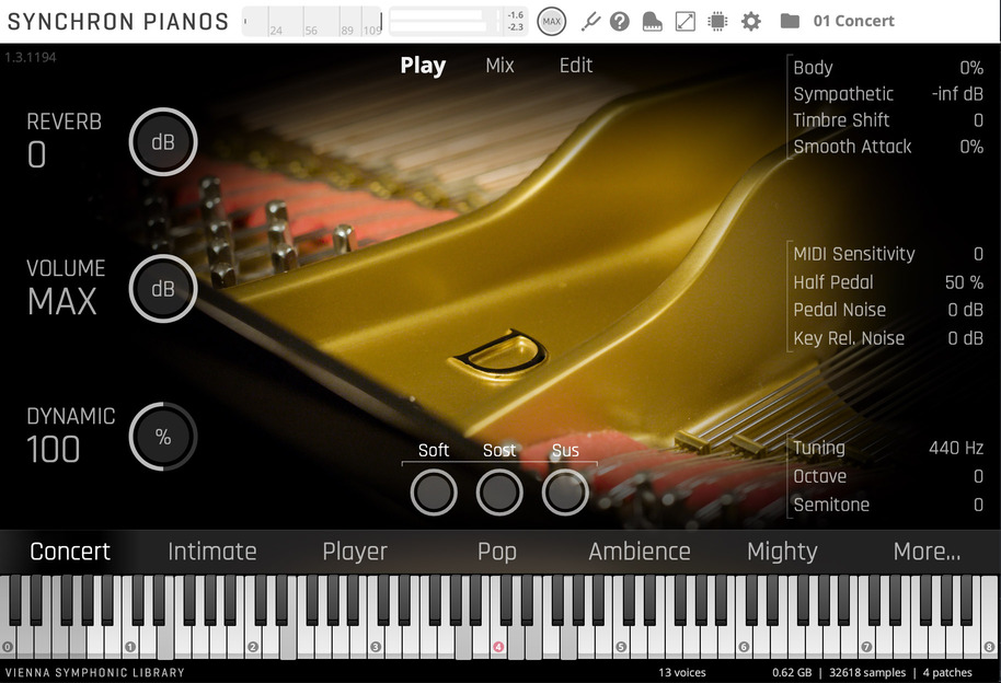 絶品スタインウェイのエントリー版 VSL『CONCERT D-274 ESSENTIALS