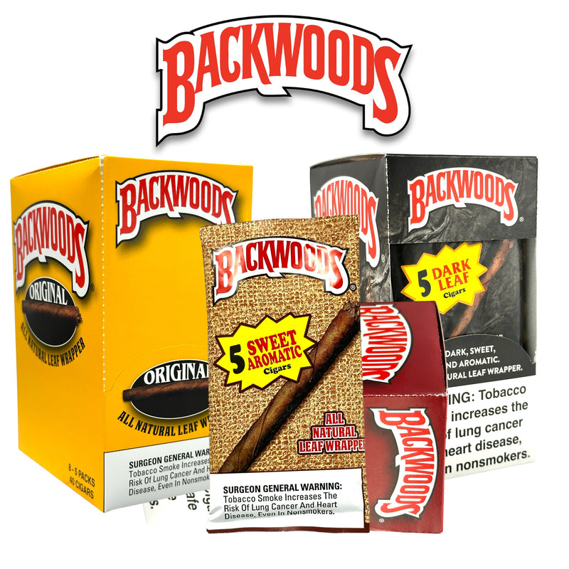 Backwoods Cigars 5pack Display- 8ct | SoCAL Distro LLC