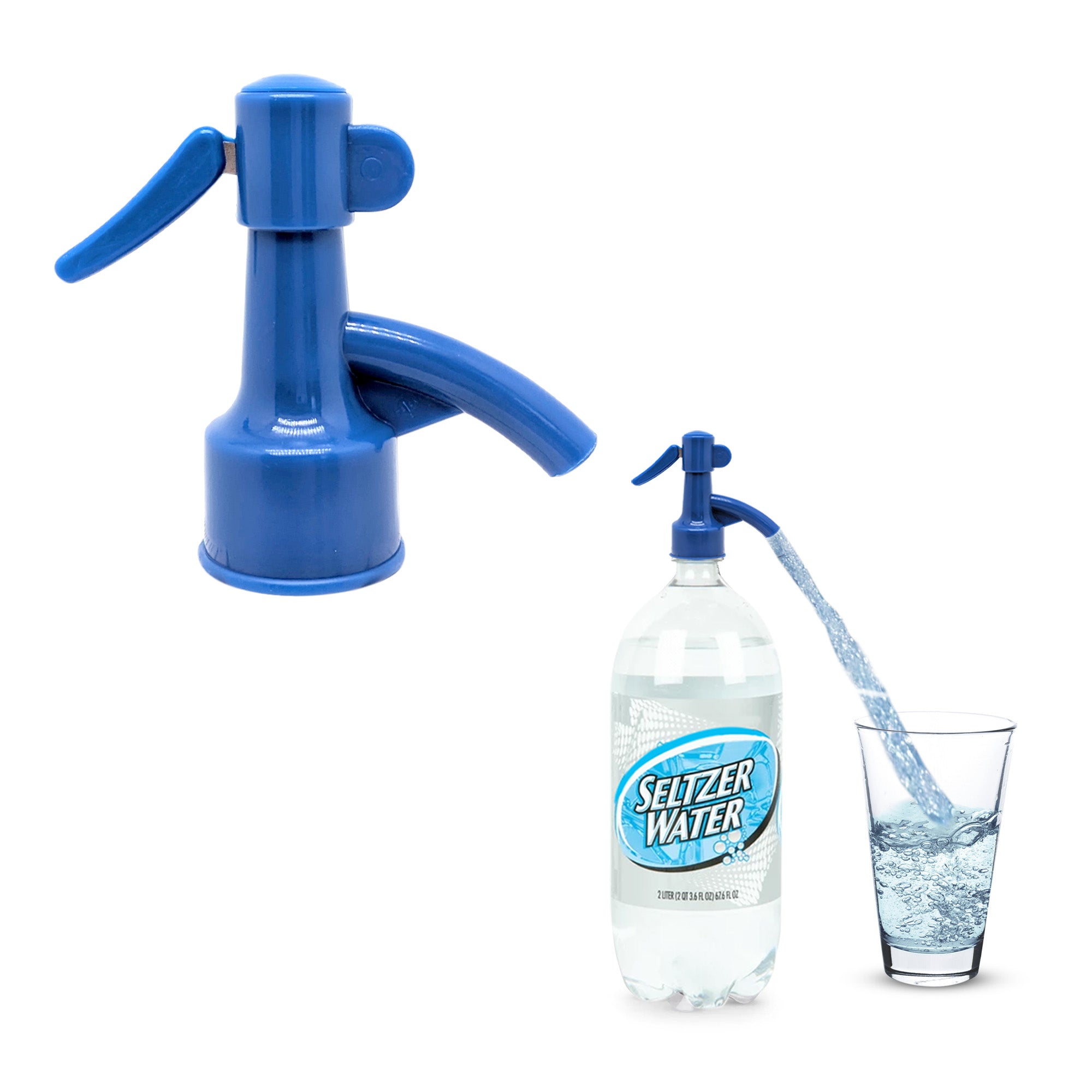 Blue Soda Dispenser Siphon(for store-bought bottles only) – Sodafall