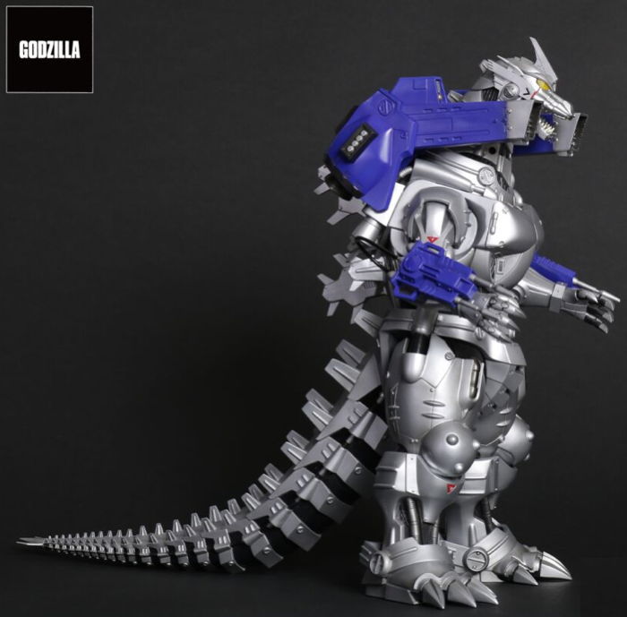 エクスプラスの［東宝大怪獣シリーズ］で「3式機龍(2002)重武装」出撃