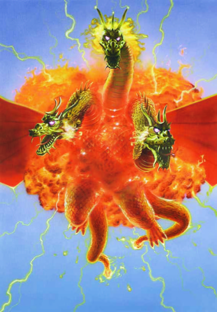 t*o様 マルサン キングギドラ450赤+金+銀グリターバージョン福袋 POP