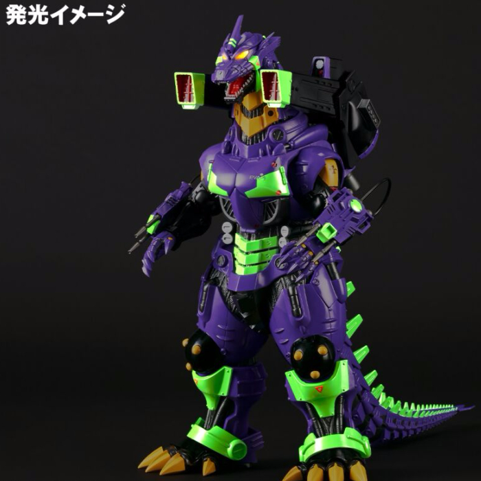 エクスプラスの「東宝大怪獣シリーズ 3式機龍(2002) 重武装型」に