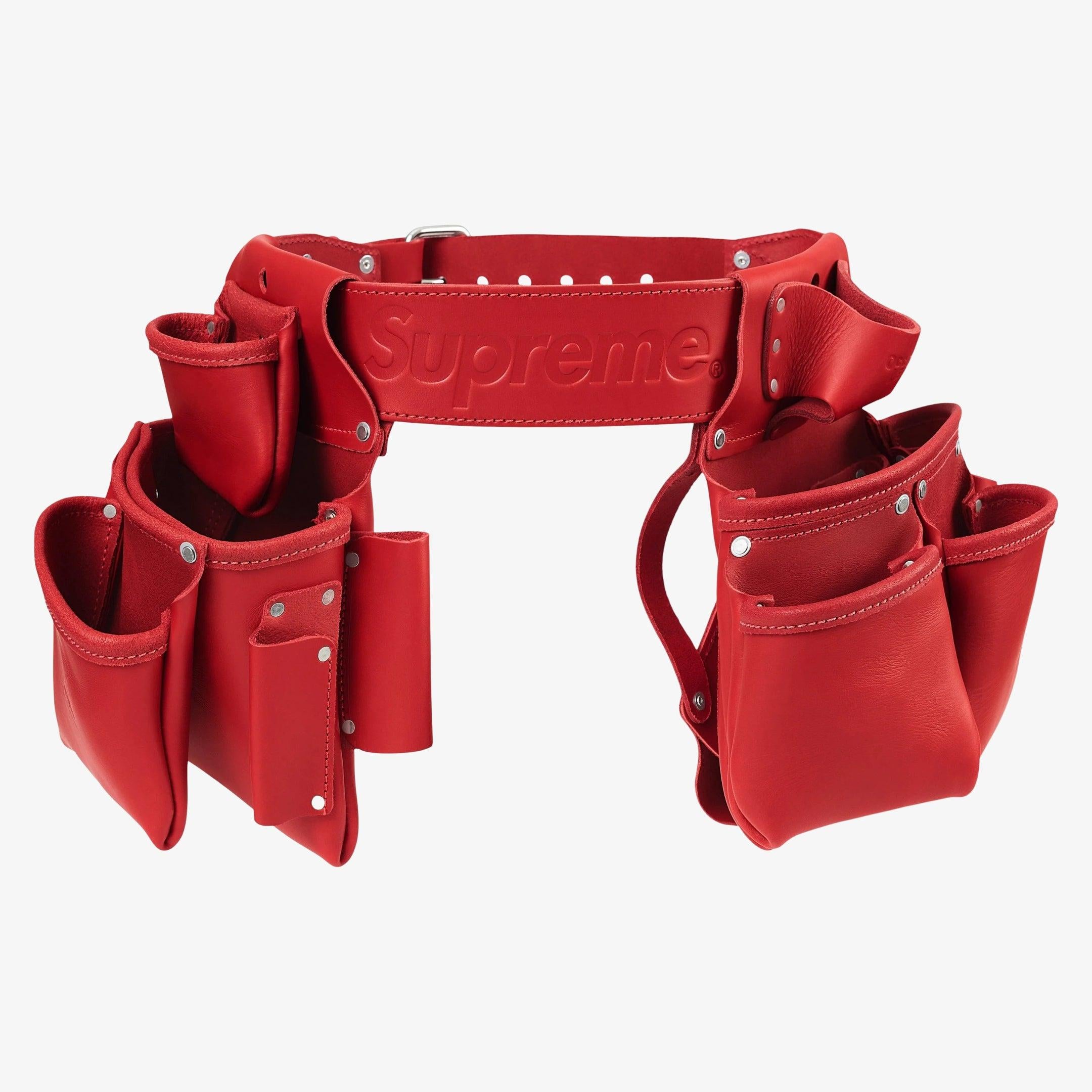 Supreme x Occidental Leather Tool Belt Red (FW25) – SOLE SERIOUSS