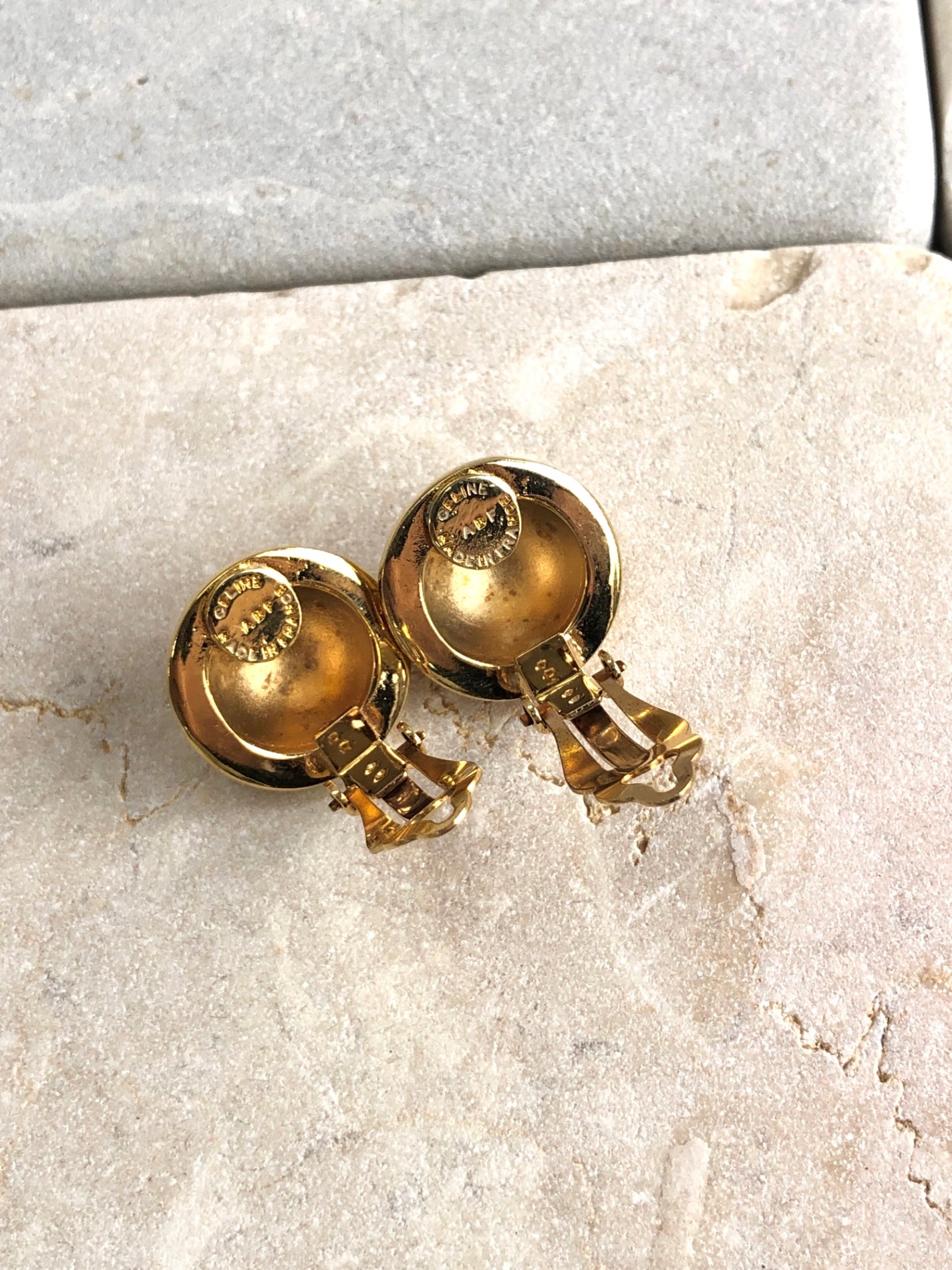 CELINE Starball Earrings Gold Vintage 77txbf – VintageShop solo