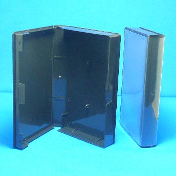 VHSビデオテープ用ケース 黒中｜10secondテンセコンド