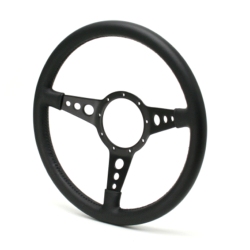 モトリタ レザーステアリング（14”ディッシュ/ブラックスポーク