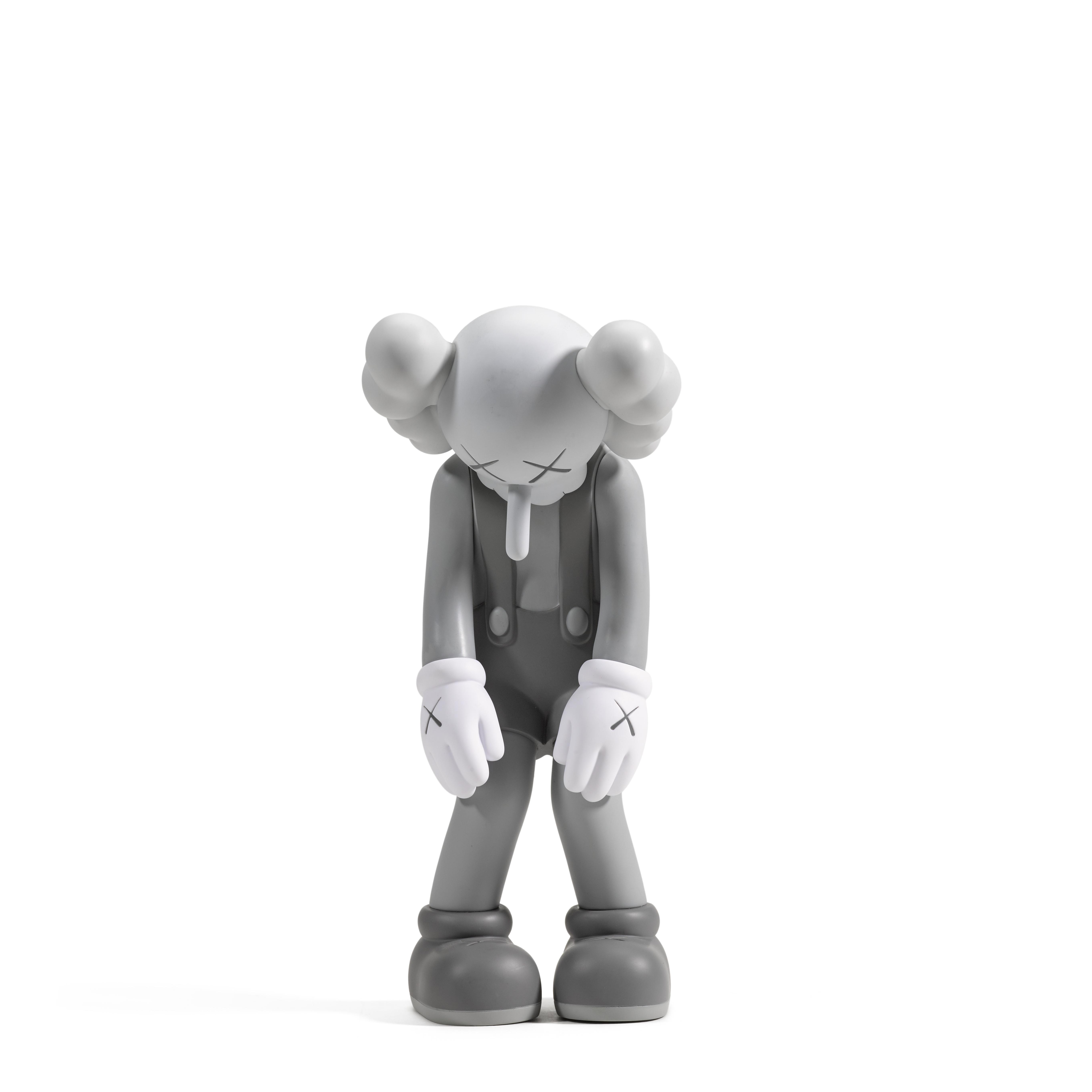 KAWS, Medicom Toy SMALL LIE Grey Available For Immediate Sale At