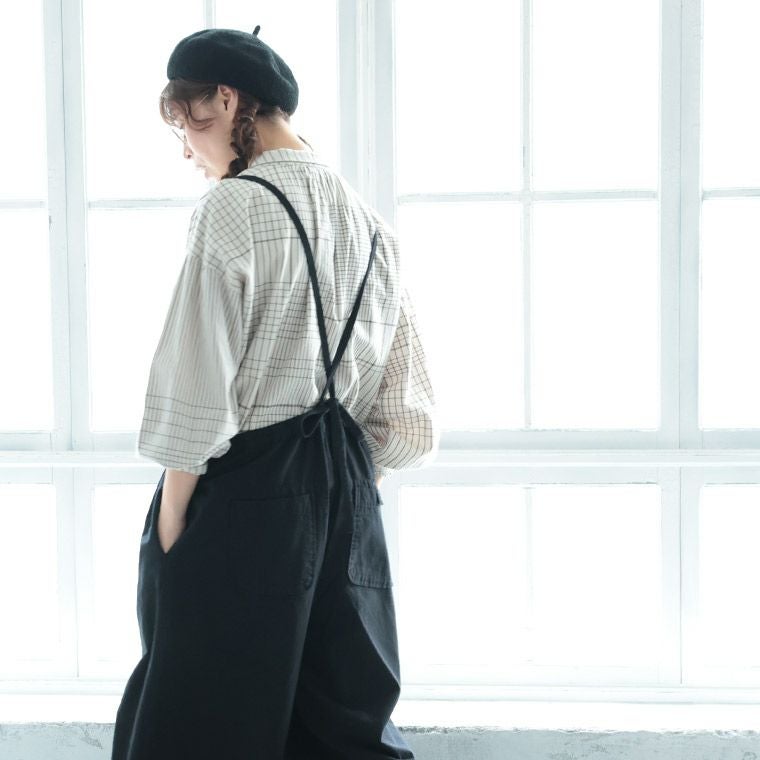 クロヤギさんからお手紙ついた黒のサスペンダーパンツ | soulberry