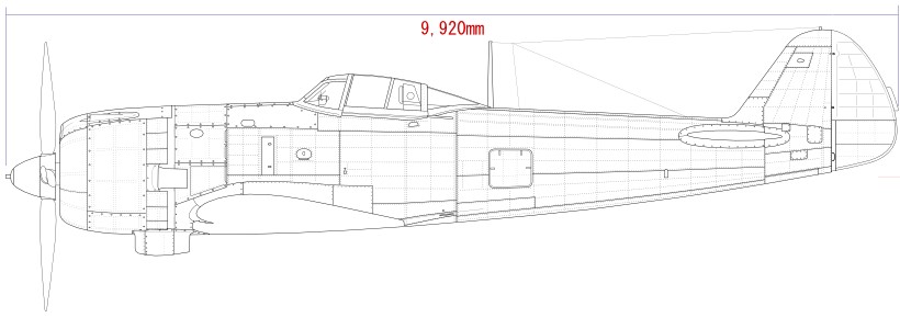 中島 キ84 四式戦闘機 疾風 Nakajima Ki84 Army Type 4 Fighter Hayate