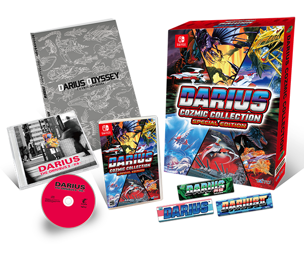 豪華アレンジCDなど、Switch『ダライアス コズミックコレクション』特