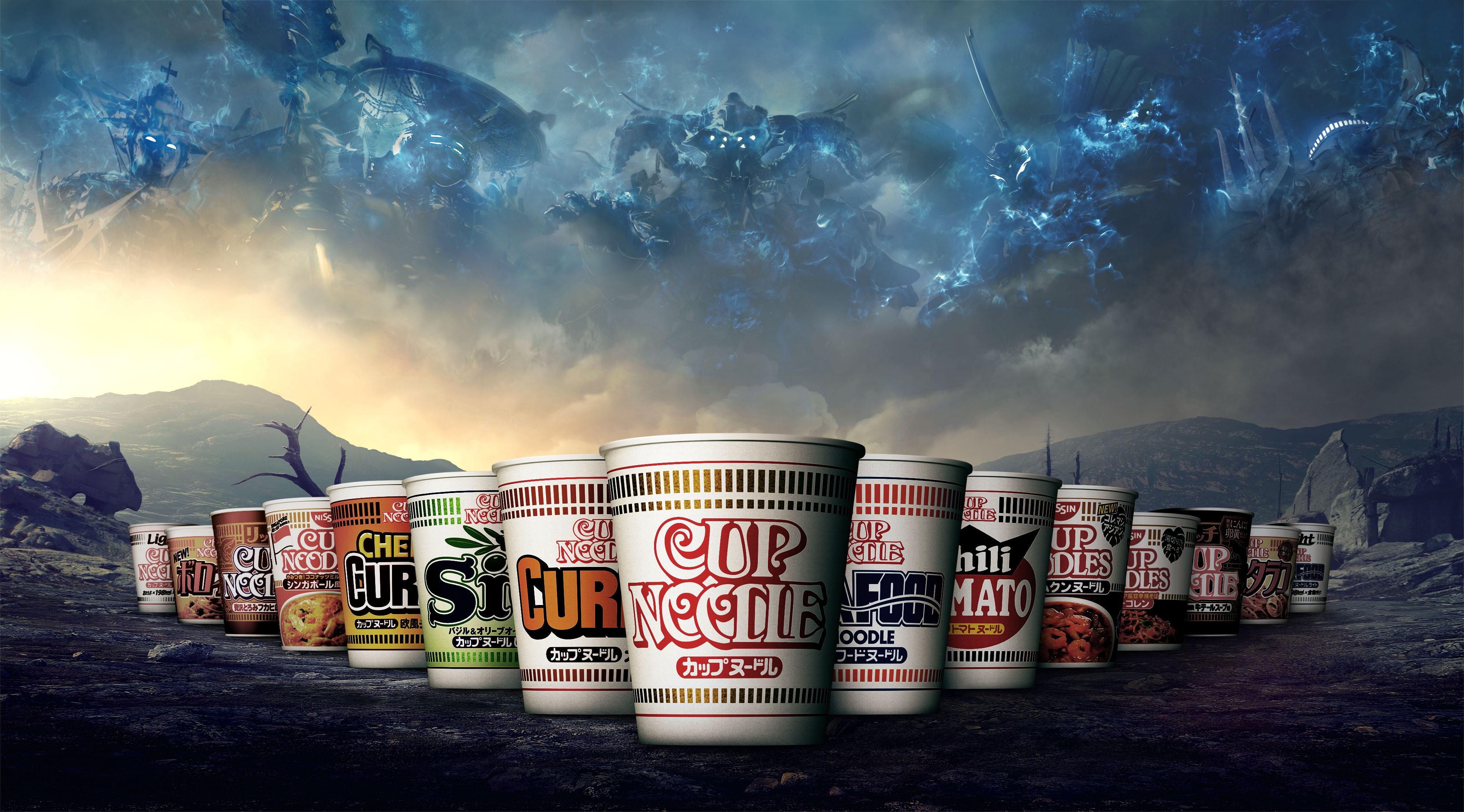 FINAL FANTASY XV」日清カップヌードルとの熱々なコラボCMを公開