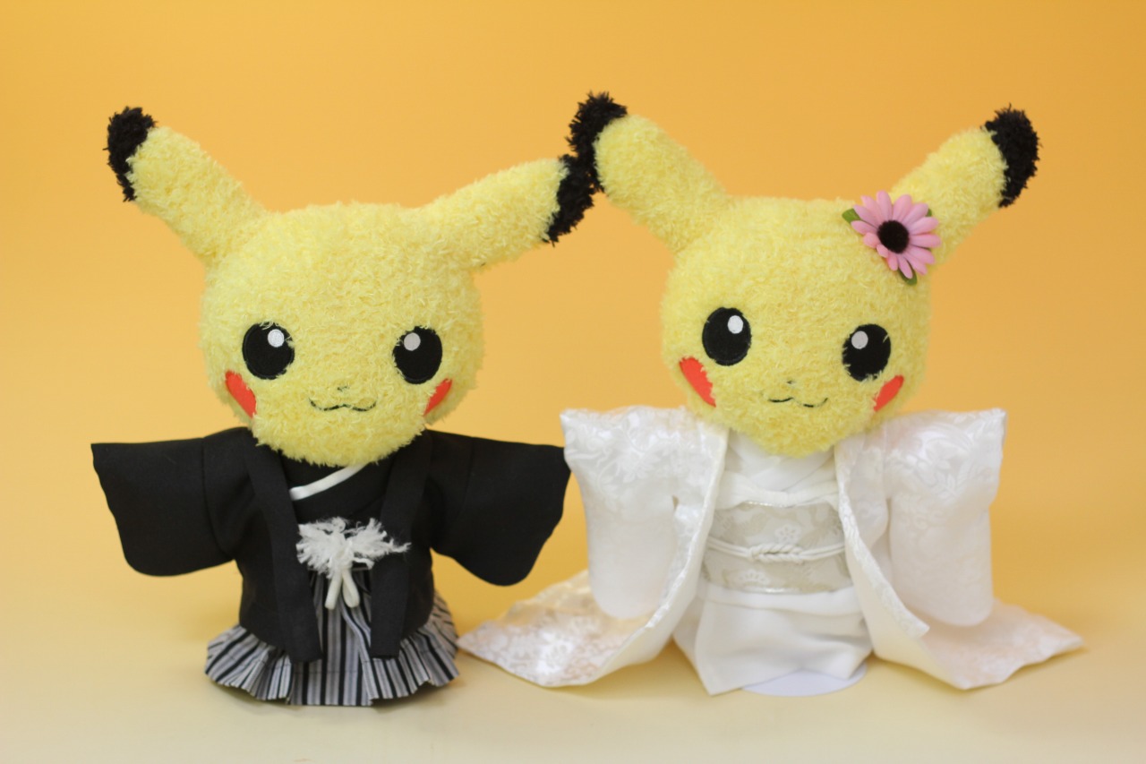 No.3351ピカチュウの和装ウェルカムドール | スモールハピネスの小さな
