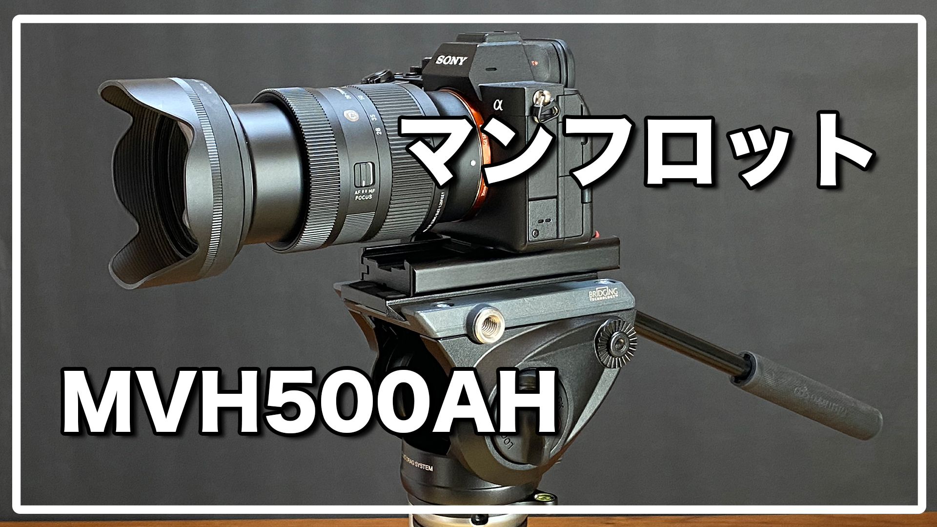 マンフロットMVH500AH / 初めてのビデオ雲台におすすめ / レオフォト