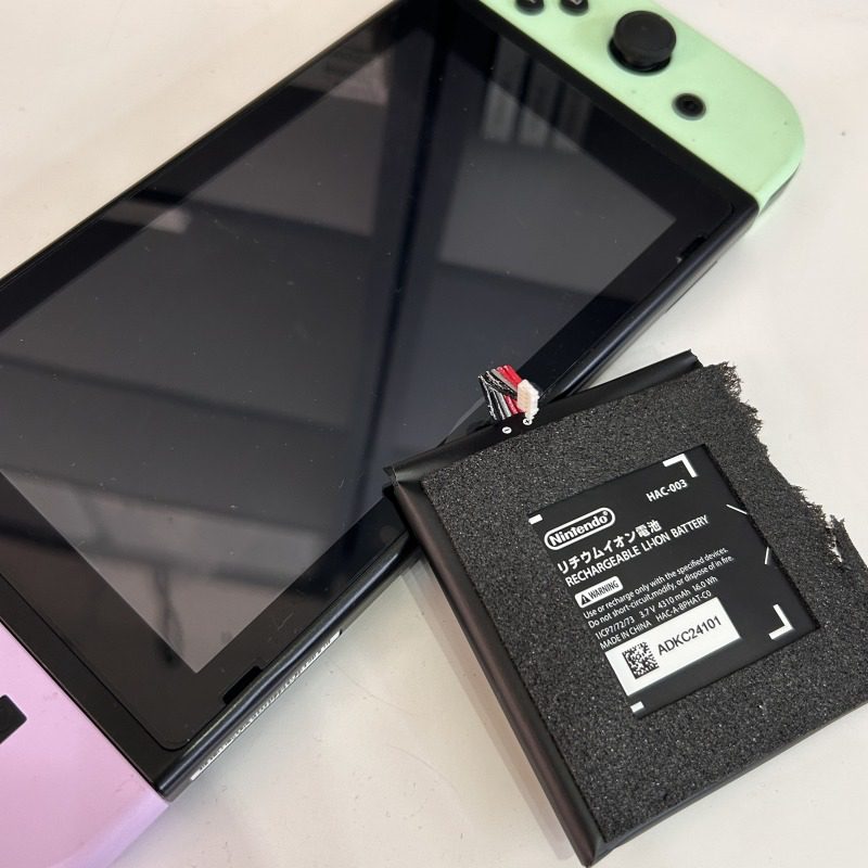初代Switchもまだまだ遊べる！函館にてSwitchのバッテリー交換を実施