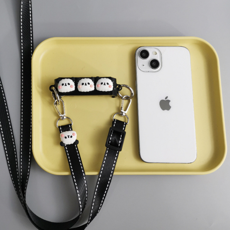パンダストラップパンダサイドクリップスマホショルダー【ストラップ
