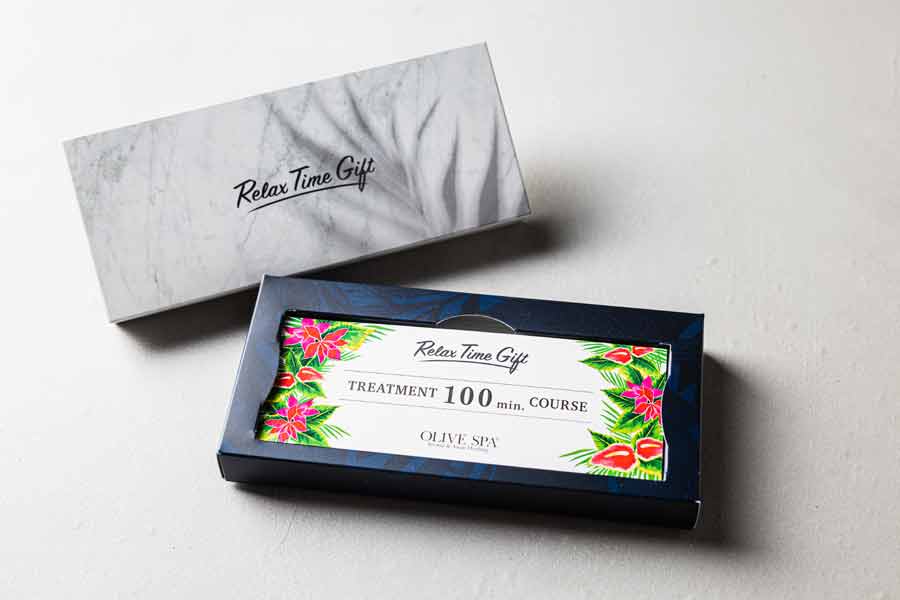 極上の空間で心身を癒す、「オリーブスパ」のトリートメントチケット