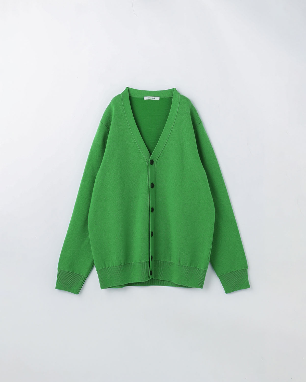 12G天竺 ダブルフェイス Vネックカーディガン SL10W-901