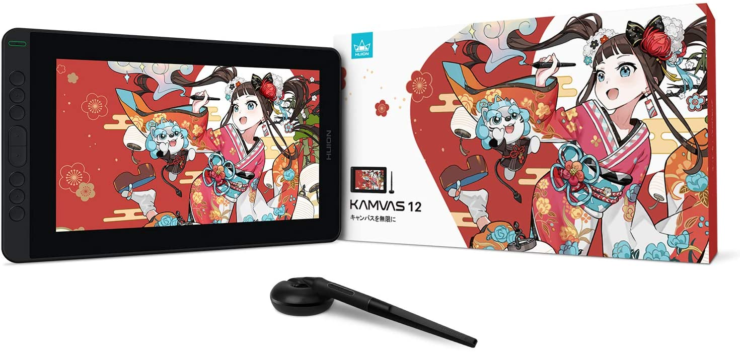 HUION Kamvas12を使ったレビュー記事 - 脱サラ日記