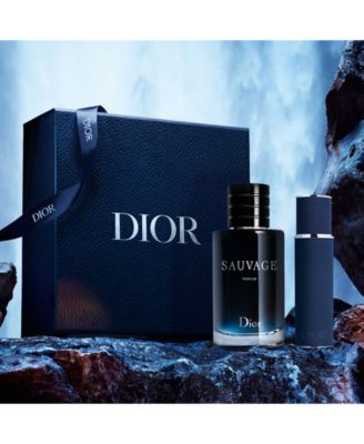 DIOR Men's 2-Pc. Sauvage Parfum & Travel Spray Gift Set - Macy's