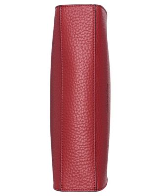 Calvin Klein Garnet Small Top Zipper Crossbody Bag - Macy's