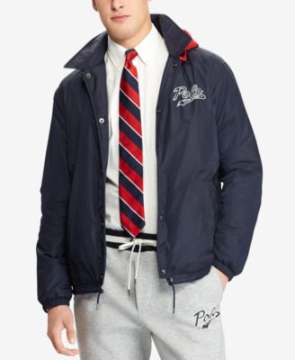 Polo Ralph Lauren Men's Hooded Coach Jacket - Macy's