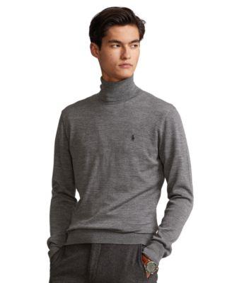 Polo Ralph Lauren Men's Washable Wool Turtleneck Sweater - Macy's