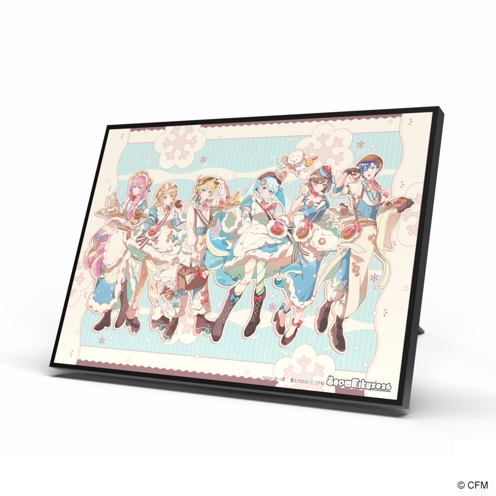 グッズ]SNOW MIKU 2026 スタンド式A5パブミラー｜SNOW MIKU 2026