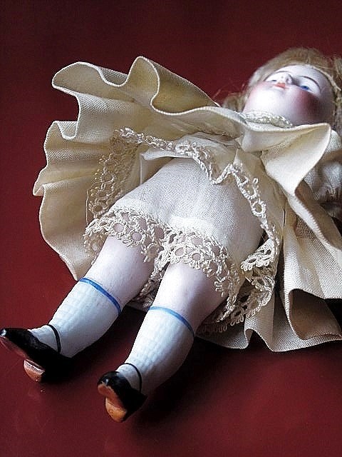 ビスクドール アンティークミニョネット ドイツ 13cm ケストナー